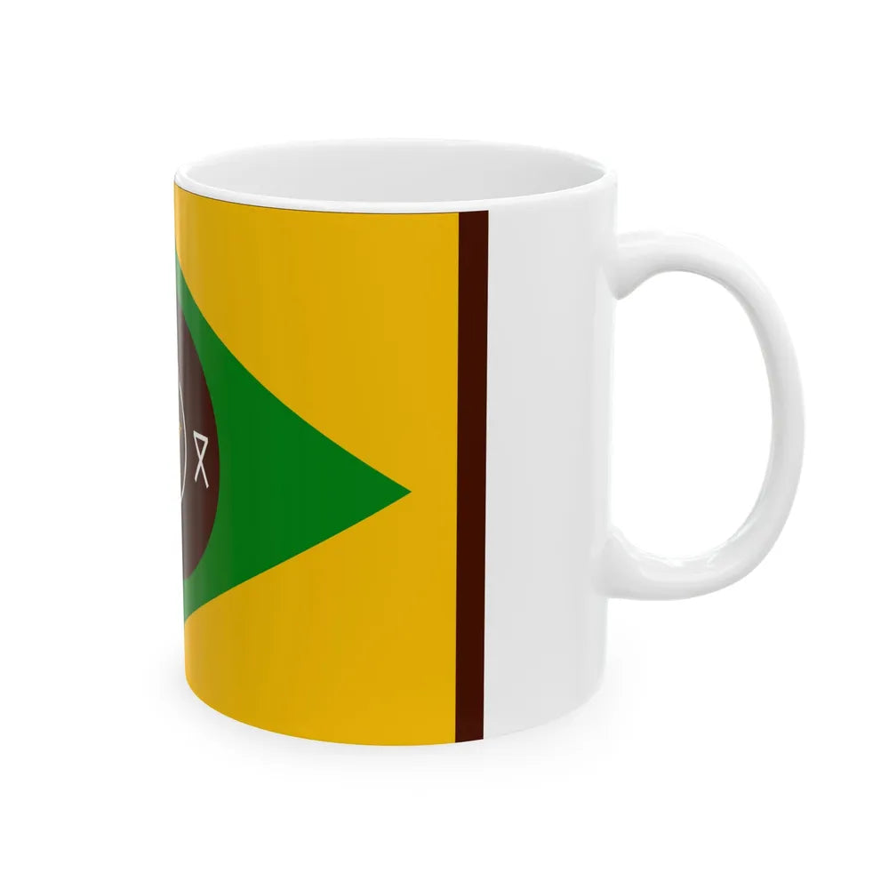 Flag of the Zaghawa (Chad) White Coffee Mug - Go Mug Yourself