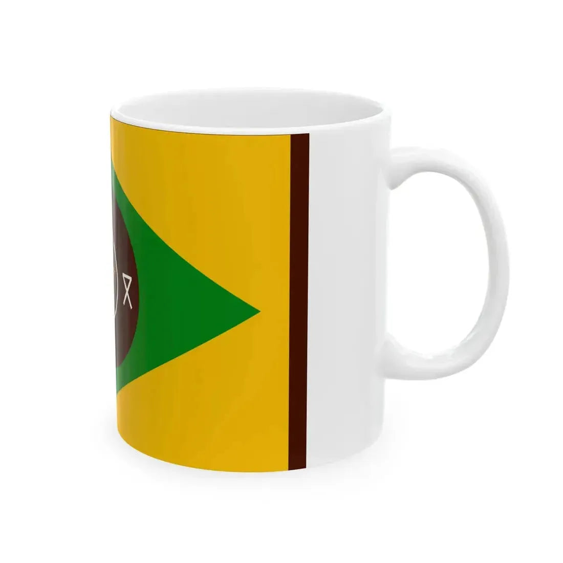 Flag of the Zaghawa (Chad) White Coffee Mug - Go Mug Yourself