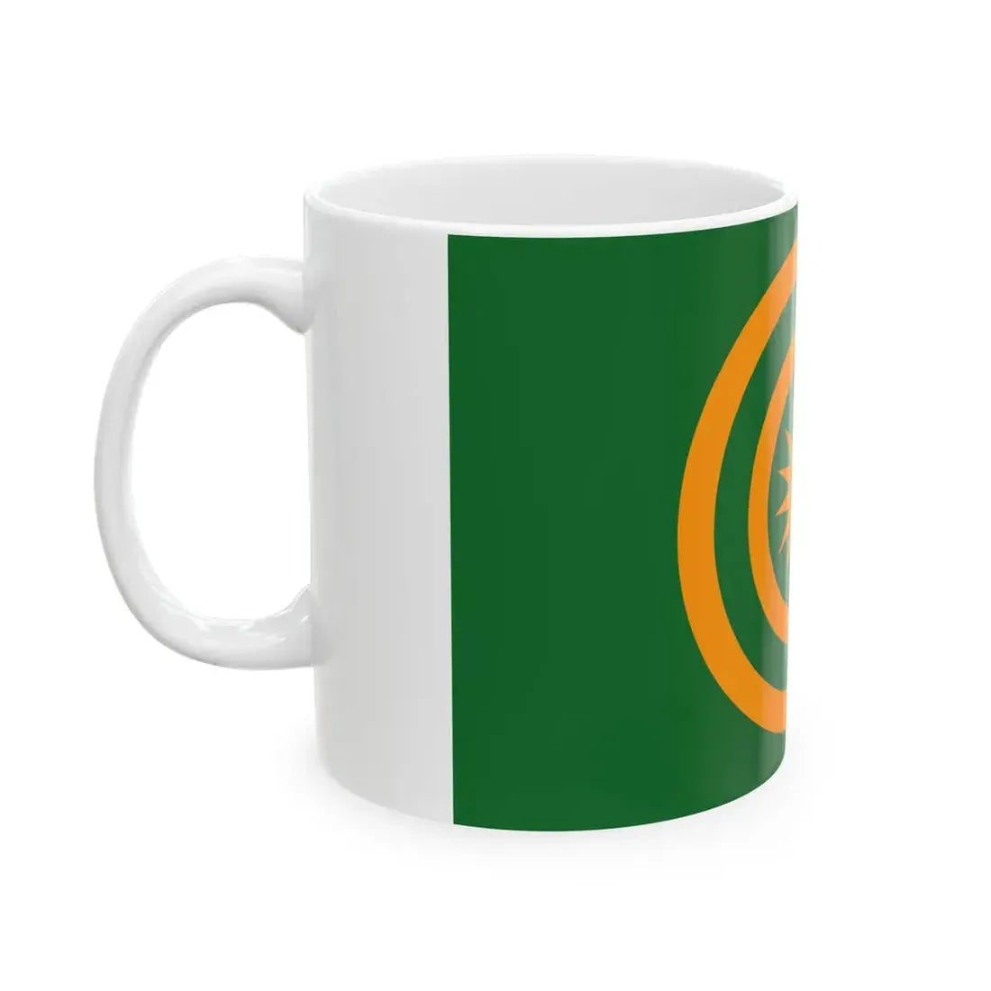 Flag of the Zhuang people (China) White Coffee Mug - Go Mug Yourself