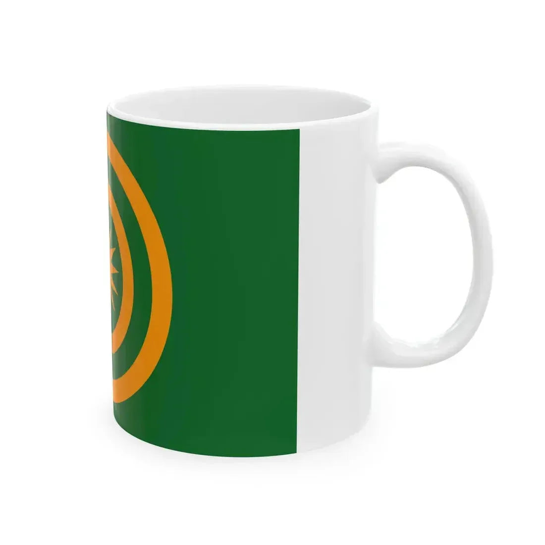 Flag of the Zhuang people (China) White Coffee Mug - Go Mug Yourself