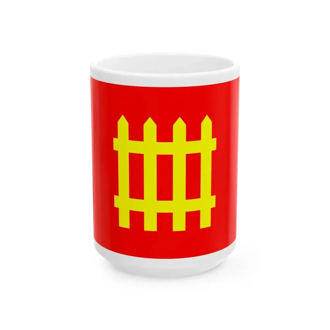 Flag of Thones (France) White Coffee Mug 15oz - Go Mug Yourself