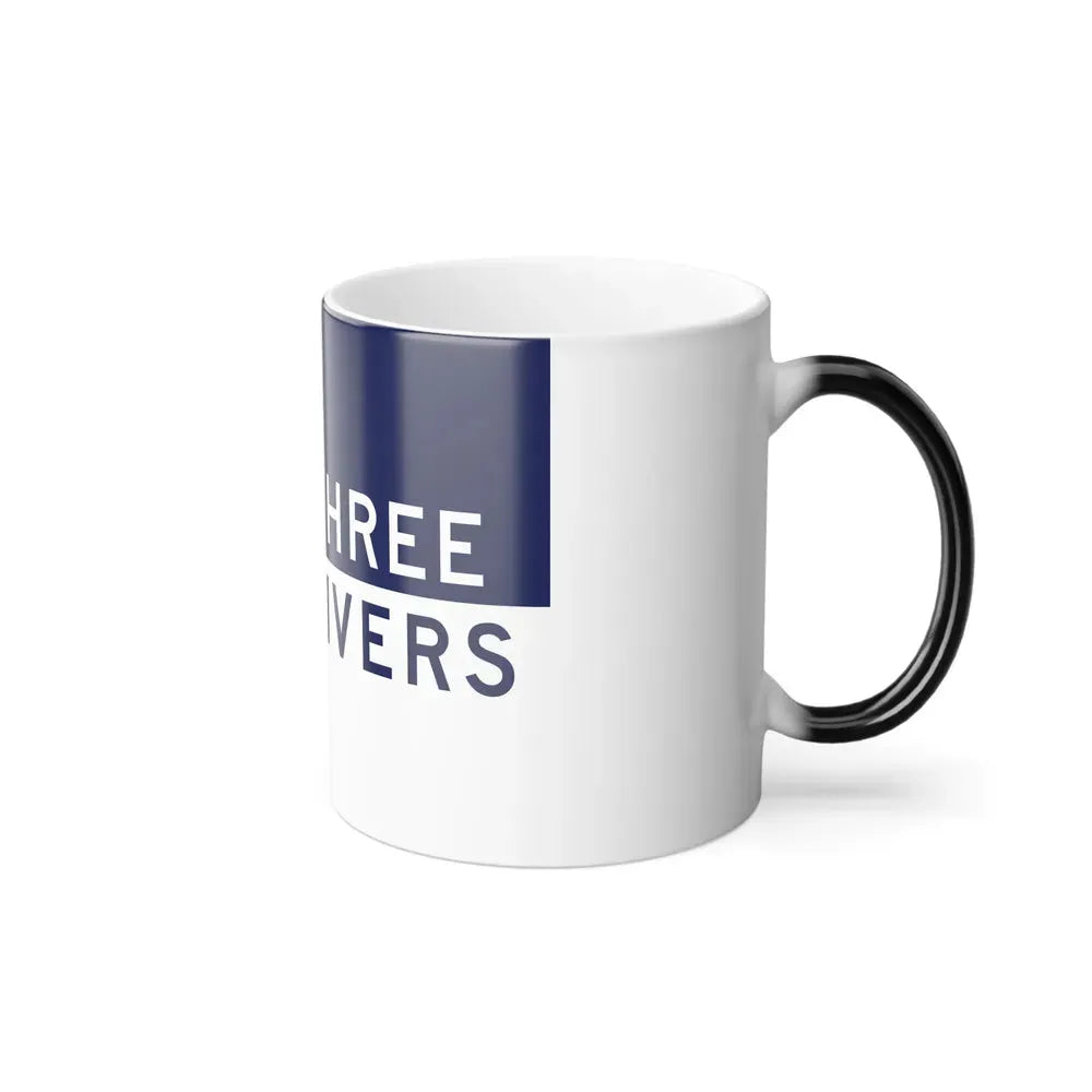 Flag of Three Rivers, Michigan - Color Changing Coffee Mug - Go Mug Yourself