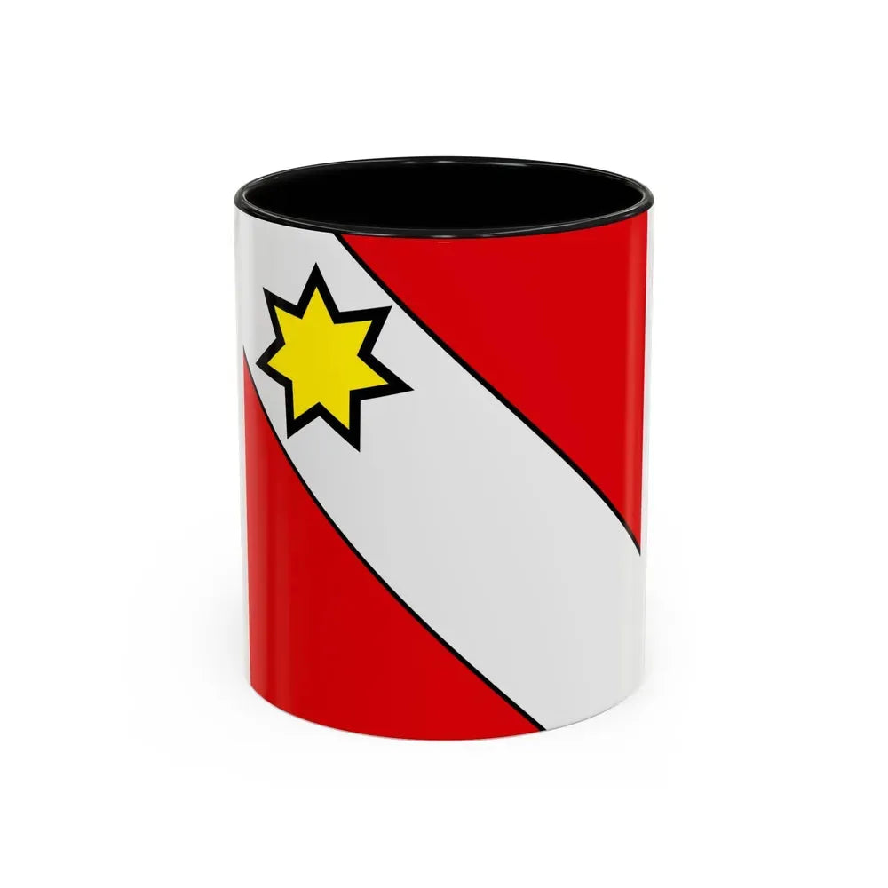 Flag of Thun Switzerland - Accent Coffee Mug 11oz Black - Go Mug Yourself