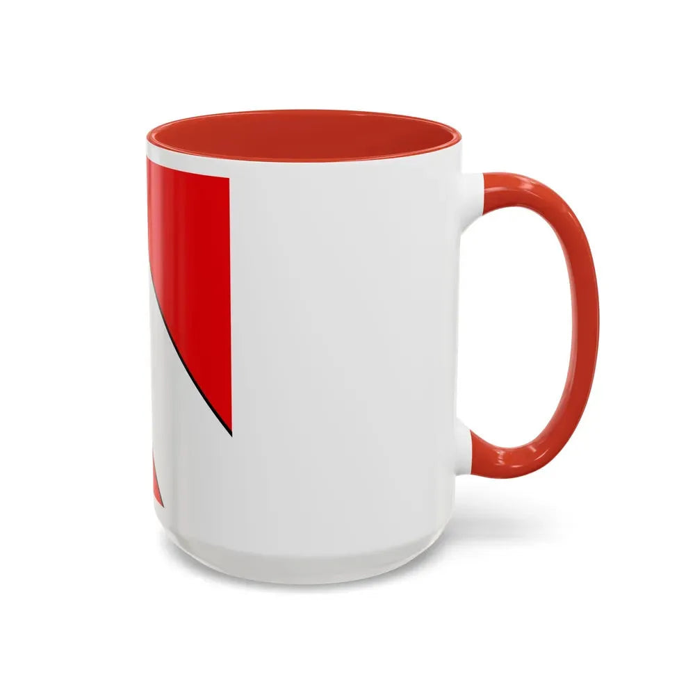 Flag of Thun Switzerland - Accent Coffee Mug - Go Mug Yourself