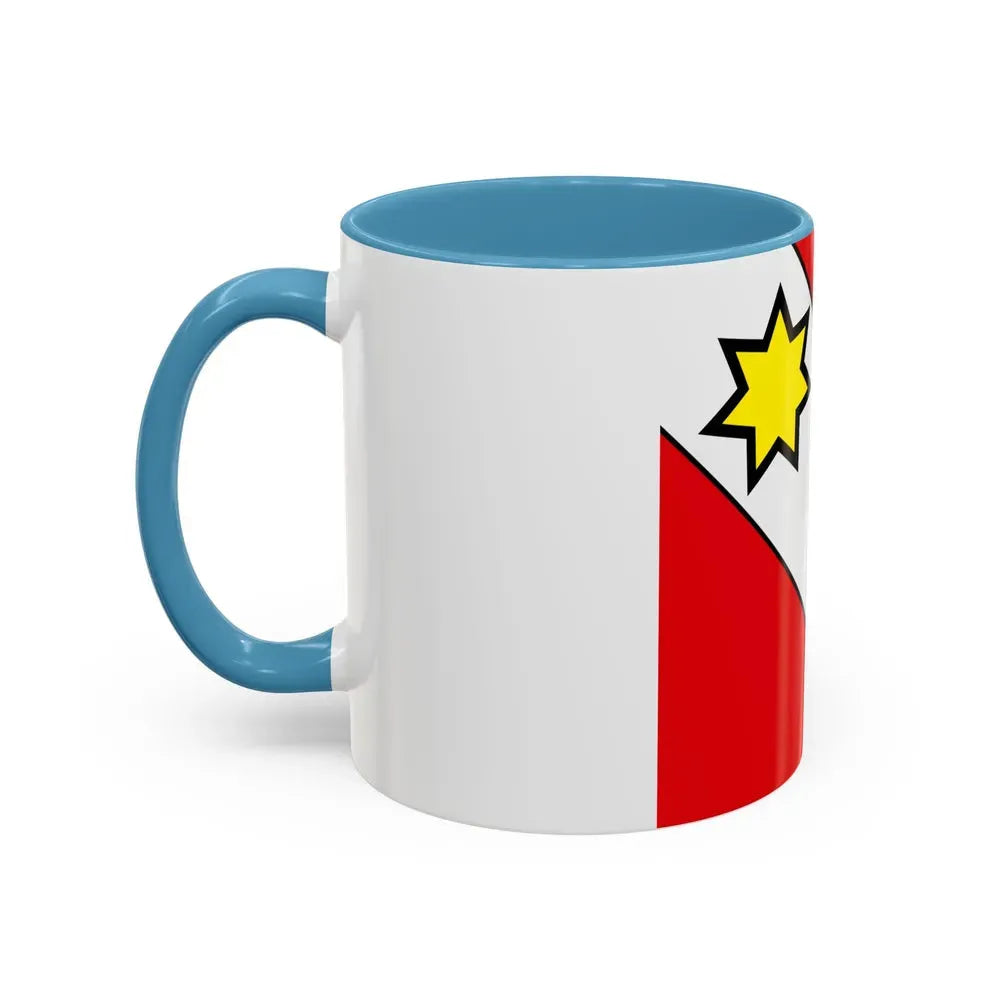 Flag of Thun Switzerland - Accent Coffee Mug - Go Mug Yourself