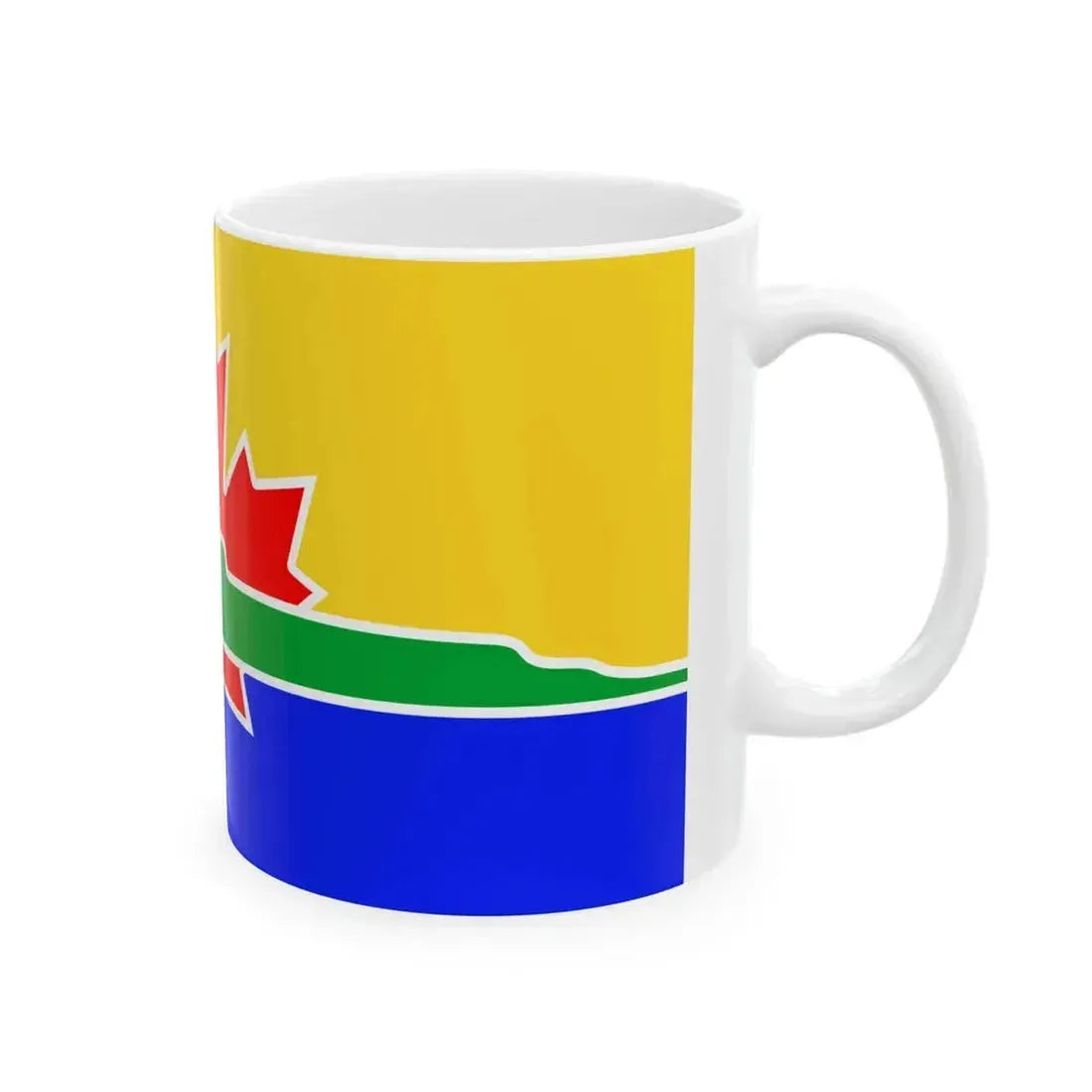 Flag of Thunder Bay (Canada) White Coffee Mug - Go Mug Yourself