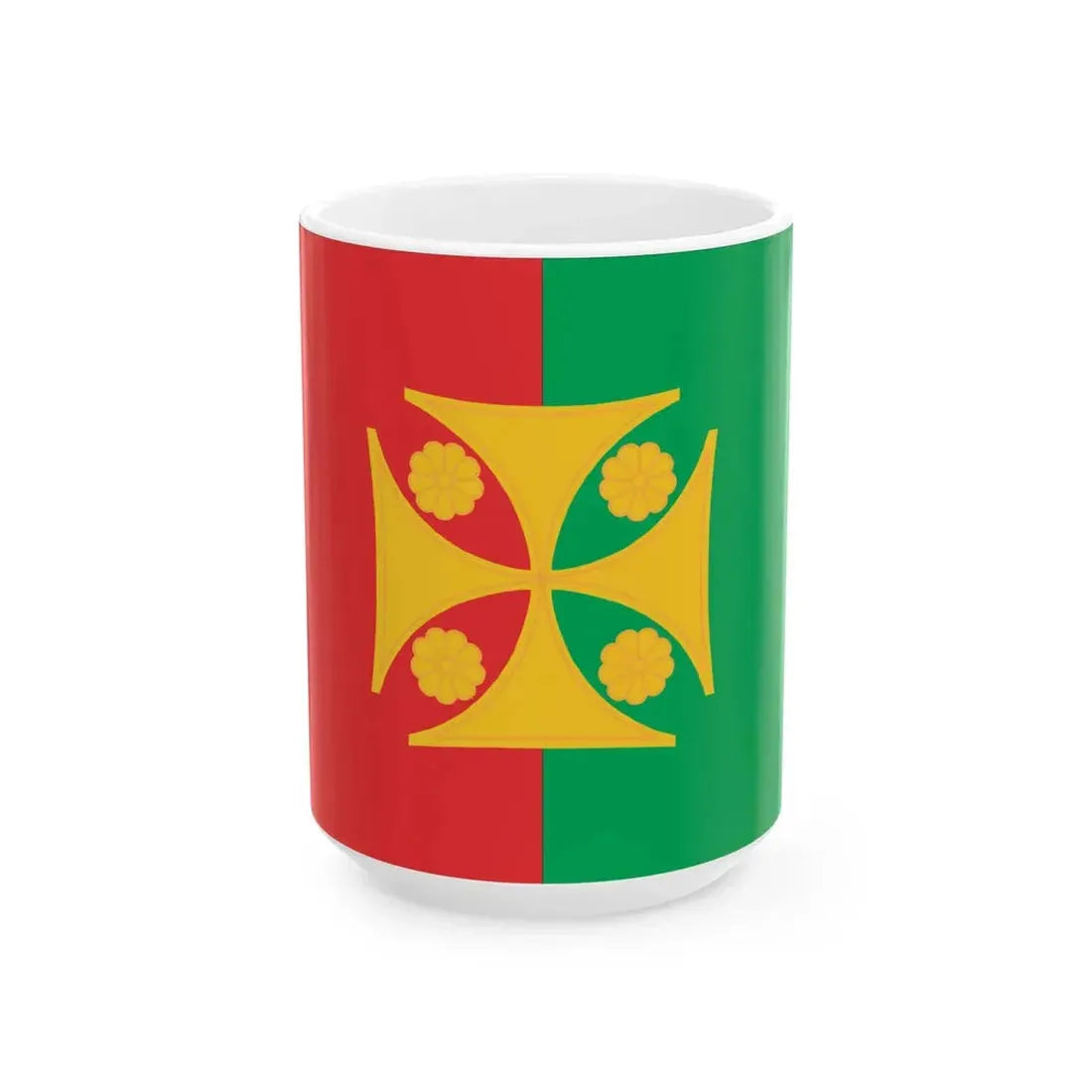 Flag of Tianeti Municipality (Georgia) White Coffee Mug 15oz - Go Mug Yourself