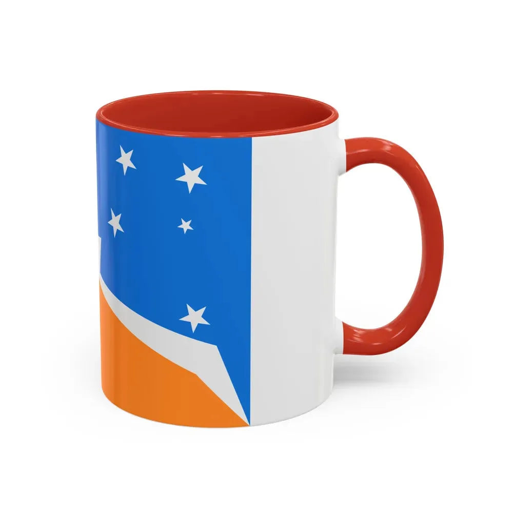 Flag of Tierra del Fuego Province Argentina - Accent Coffee Mug - Go Mug Yourself