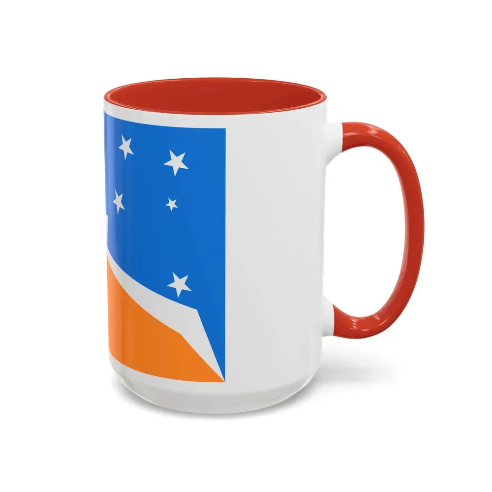 Flag of Tierra del Fuego Province Argentina - Accent Coffee Mug - Go Mug Yourself