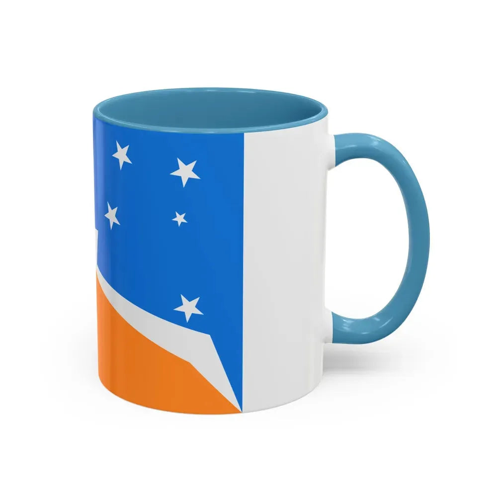 Flag of Tierra del Fuego Province Argentina - Accent Coffee Mug - Go Mug Yourself