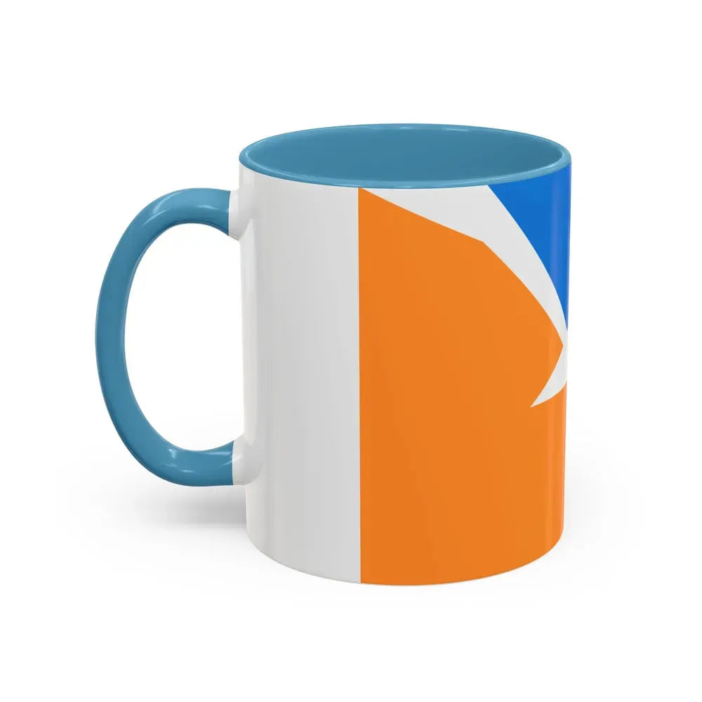 Flag of Tierra del Fuego Province Argentina - Accent Coffee Mug - Go Mug Yourself