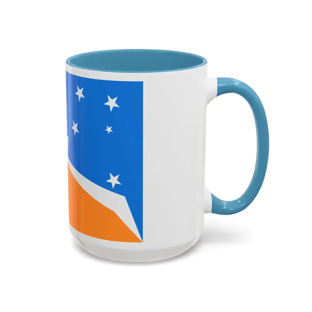 Flag of Tierra del Fuego Province Argentina - Accent Coffee Mug - Go Mug Yourself