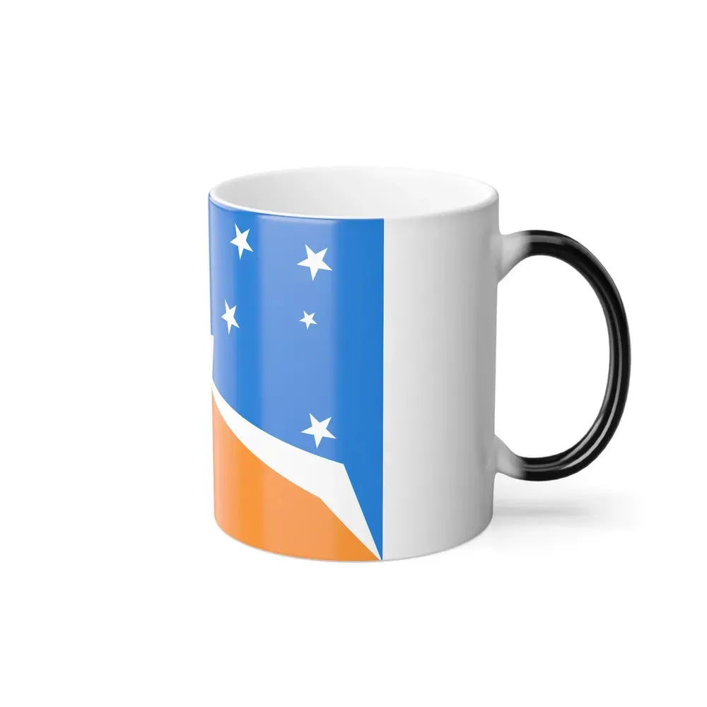 Flag of Tierra del Fuego Province Argentina - Color Changing Coffee Mug - Go Mug Yourself