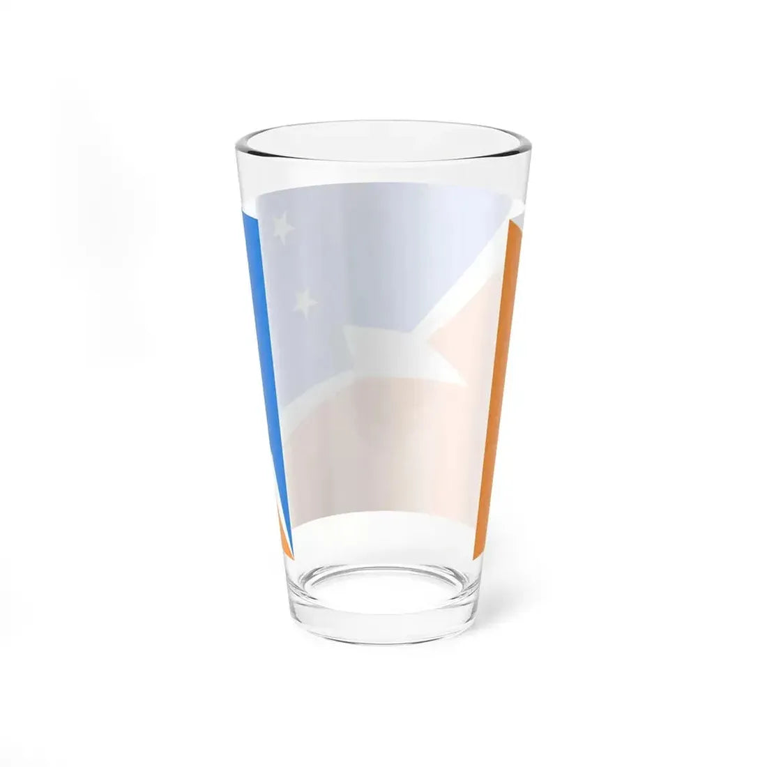 Flag of Tierra del Fuego Province Argentina - Pint Glass 16oz - Go Mug Yourself