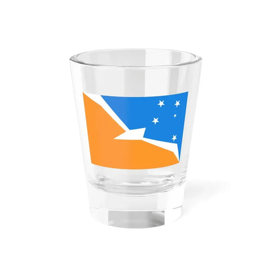 Flag of Tierra del Fuego Province Argentina - Shot Glass 1.5oz 1.5oz - Go Mug Yourself