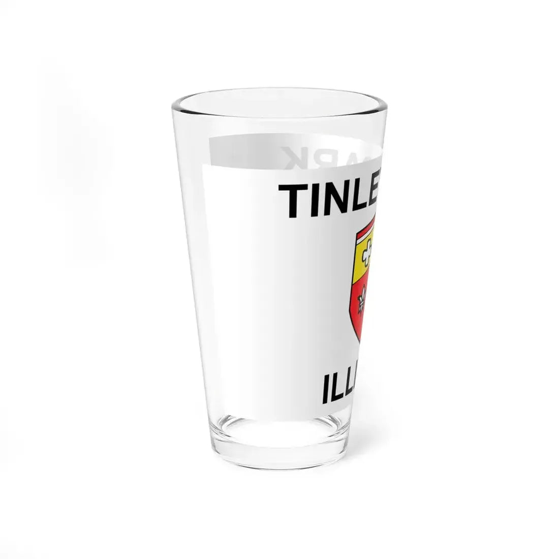 Flag of Tinley Park Illinois (United States) Pint Glass 16oz - Go Mug Yourself