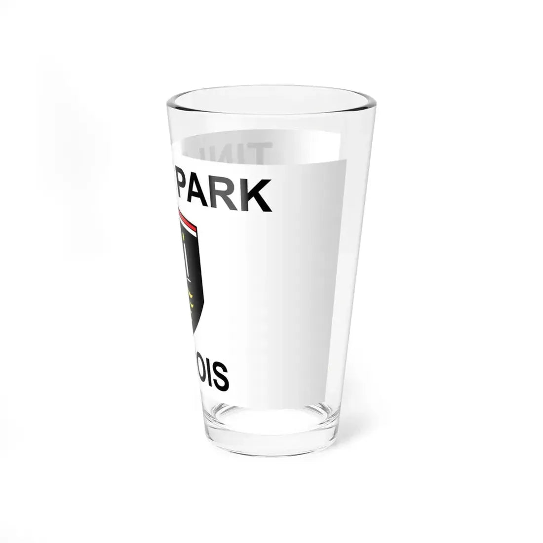 Flag of Tinley Park Illinois (United States) Pint Glass 16oz - Go Mug Yourself