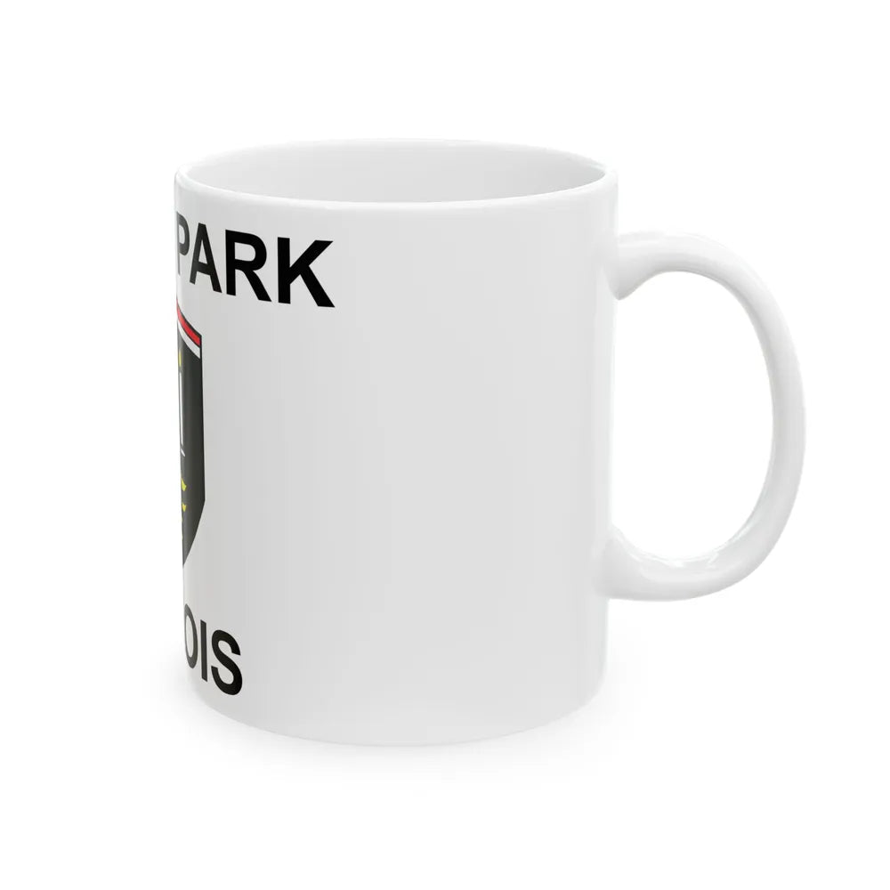 Flag of Tinley Park Illinois (United States) White Coffee Mug - Go Mug Yourself
