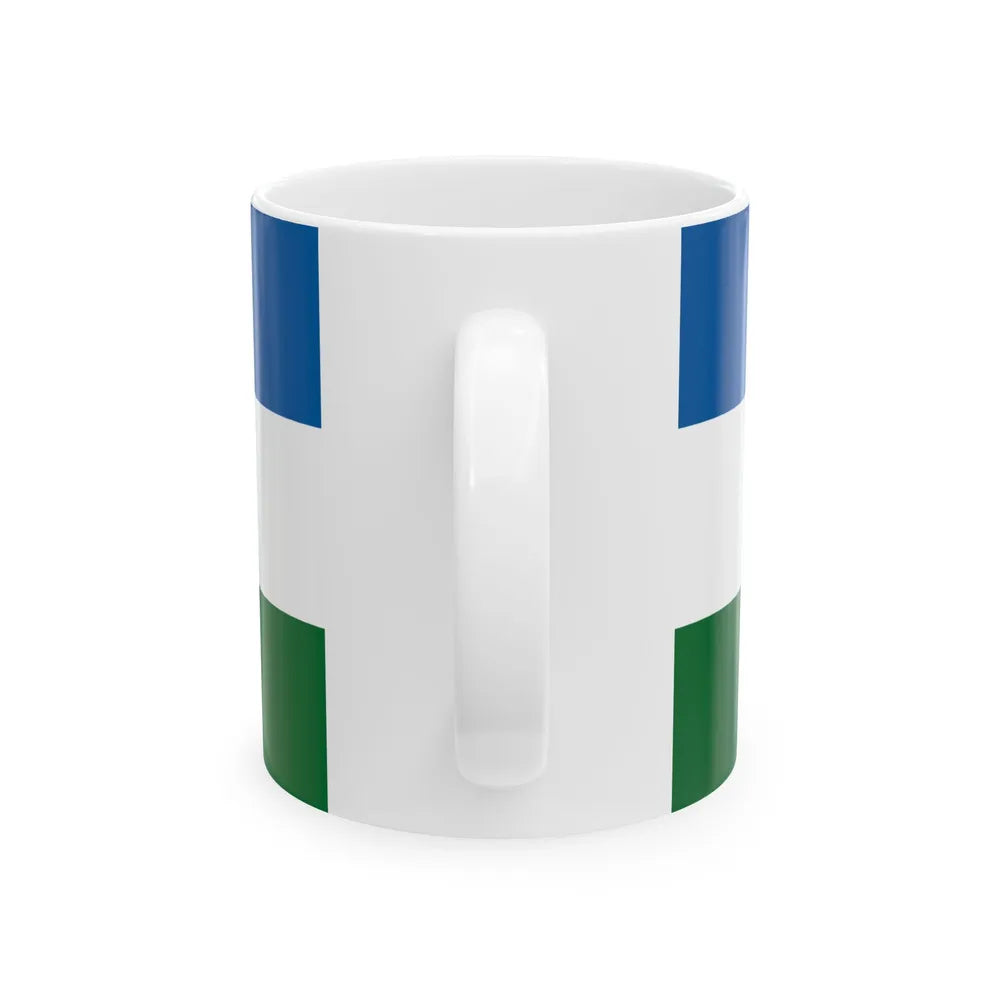 Flag of Tiszaalpar (Hungary) White Coffee Mug - Go Mug Yourself