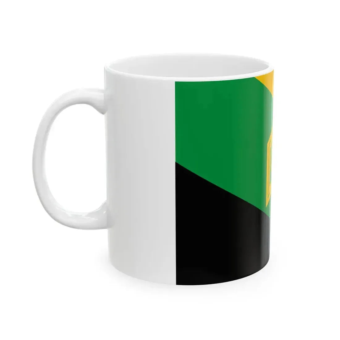 Flag of Tkibuli Municipality (Georgia) White Coffee Mug - Go Mug Yourself