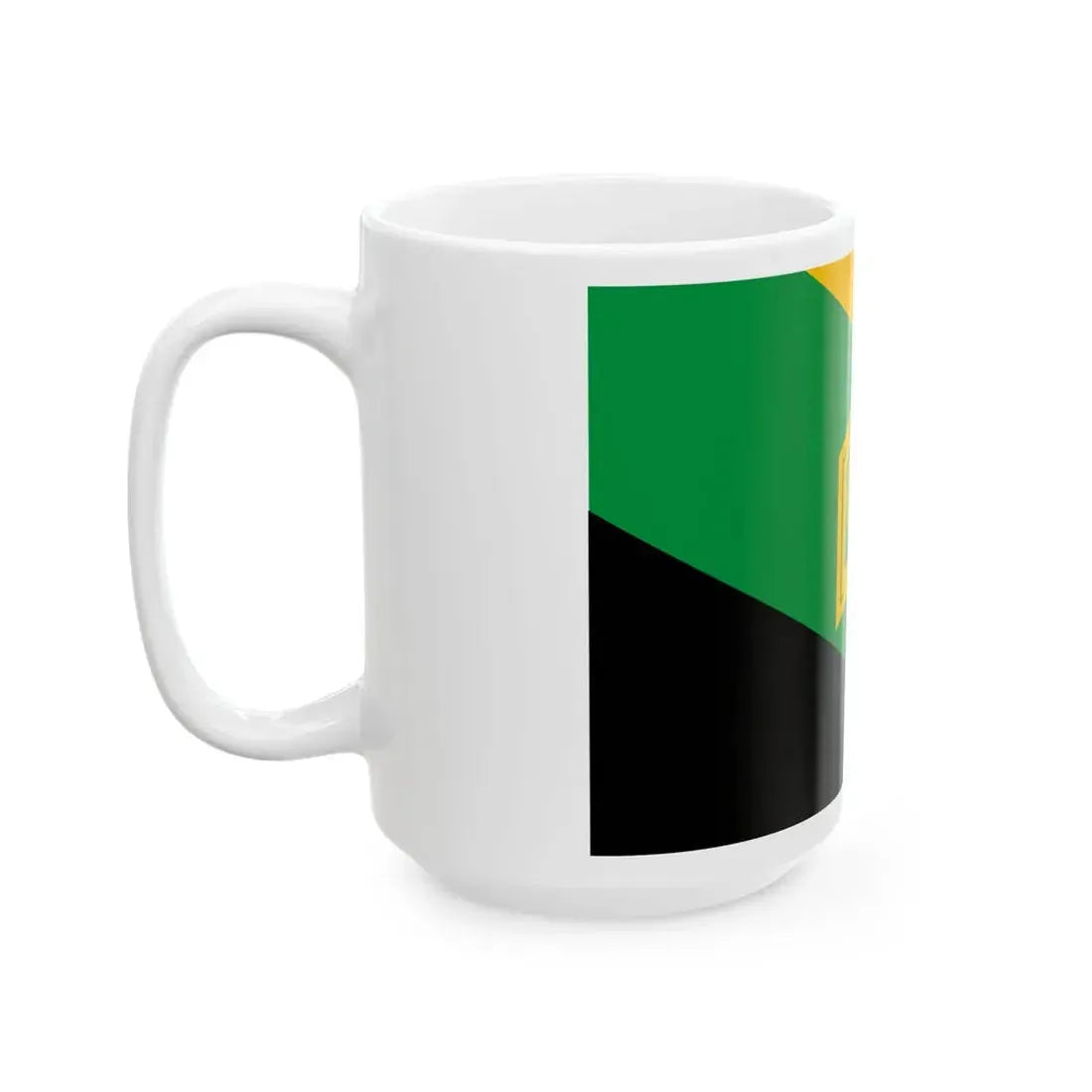Flag of Tkibuli Municipality (Georgia) White Coffee Mug - Go Mug Yourself