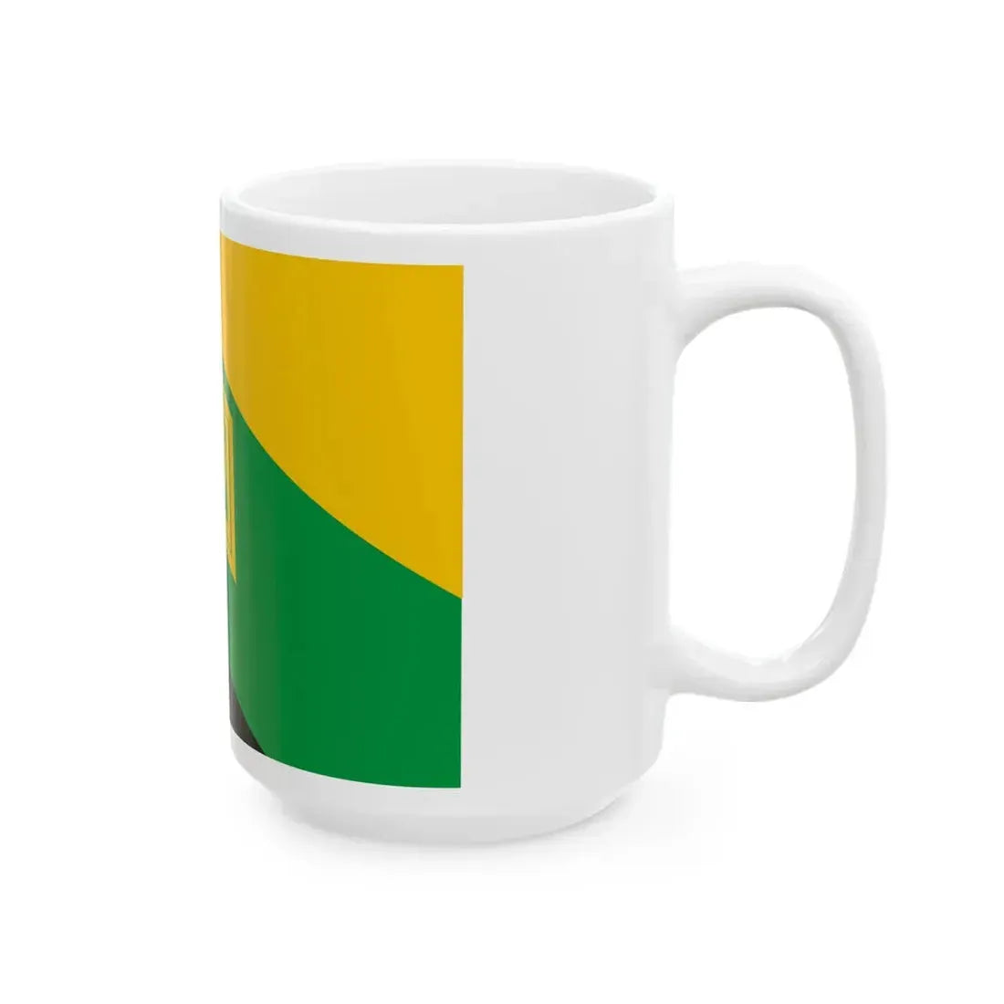 Flag of Tkibuli Municipality (Georgia) White Coffee Mug - Go Mug Yourself