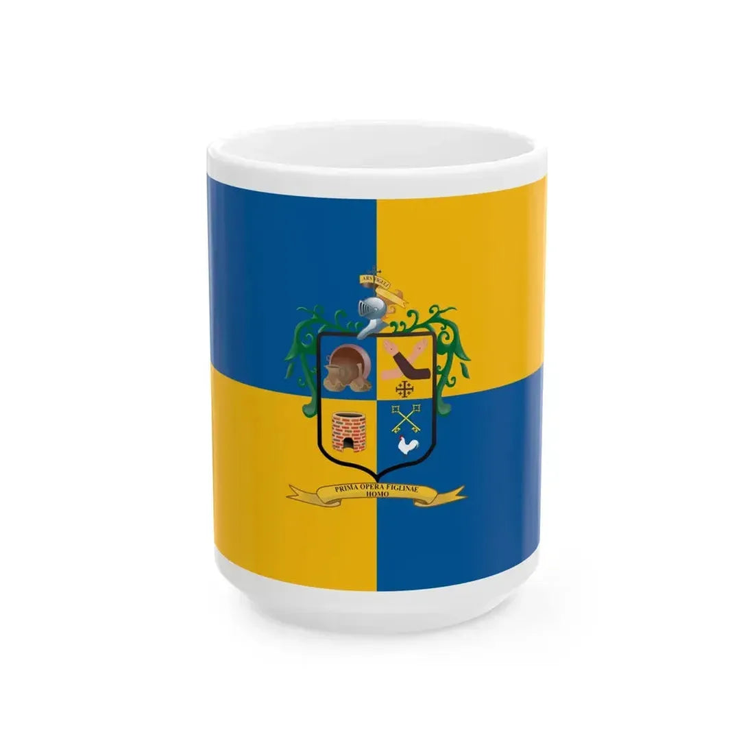Flag of Tlaquepaque (Mexico) White Coffee Mug 15oz - Go Mug Yourself