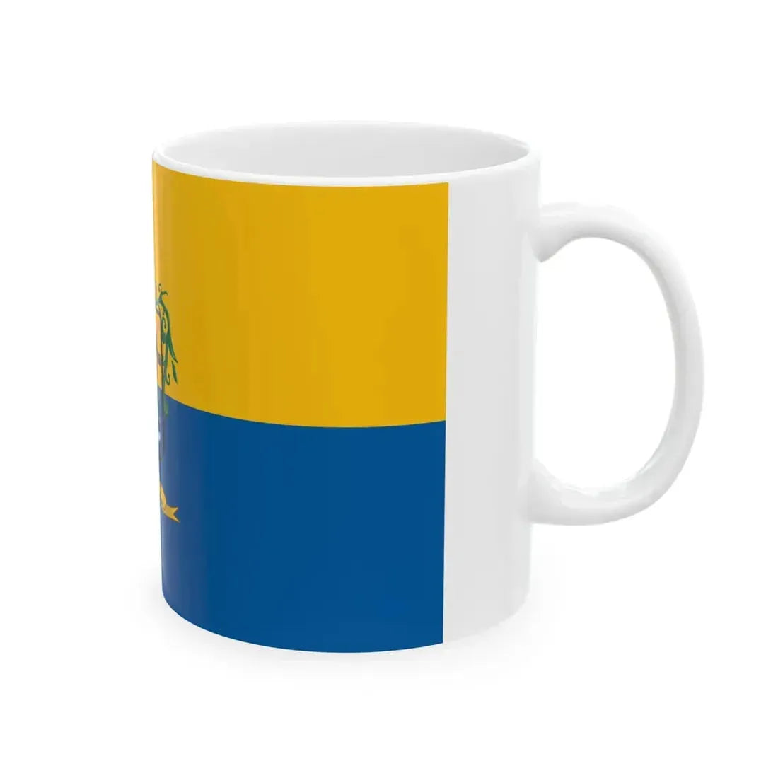 Flag of Tlaquepaque (Mexico) White Coffee Mug - Go Mug Yourself