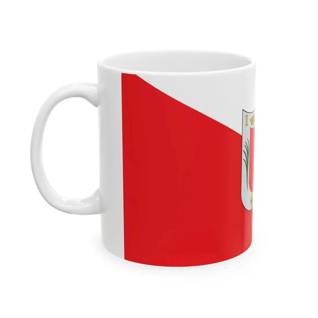 Flag of Tlaxcala local (Mexico) White Coffee Mug - Go Mug Yourself