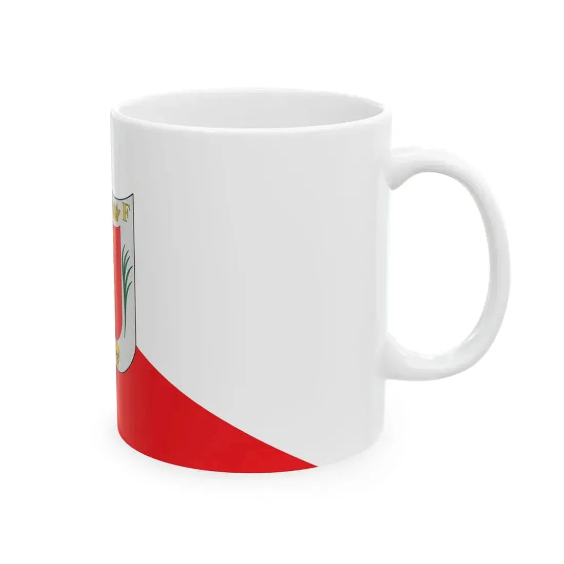 Flag of Tlaxcala local (Mexico) White Coffee Mug - Go Mug Yourself