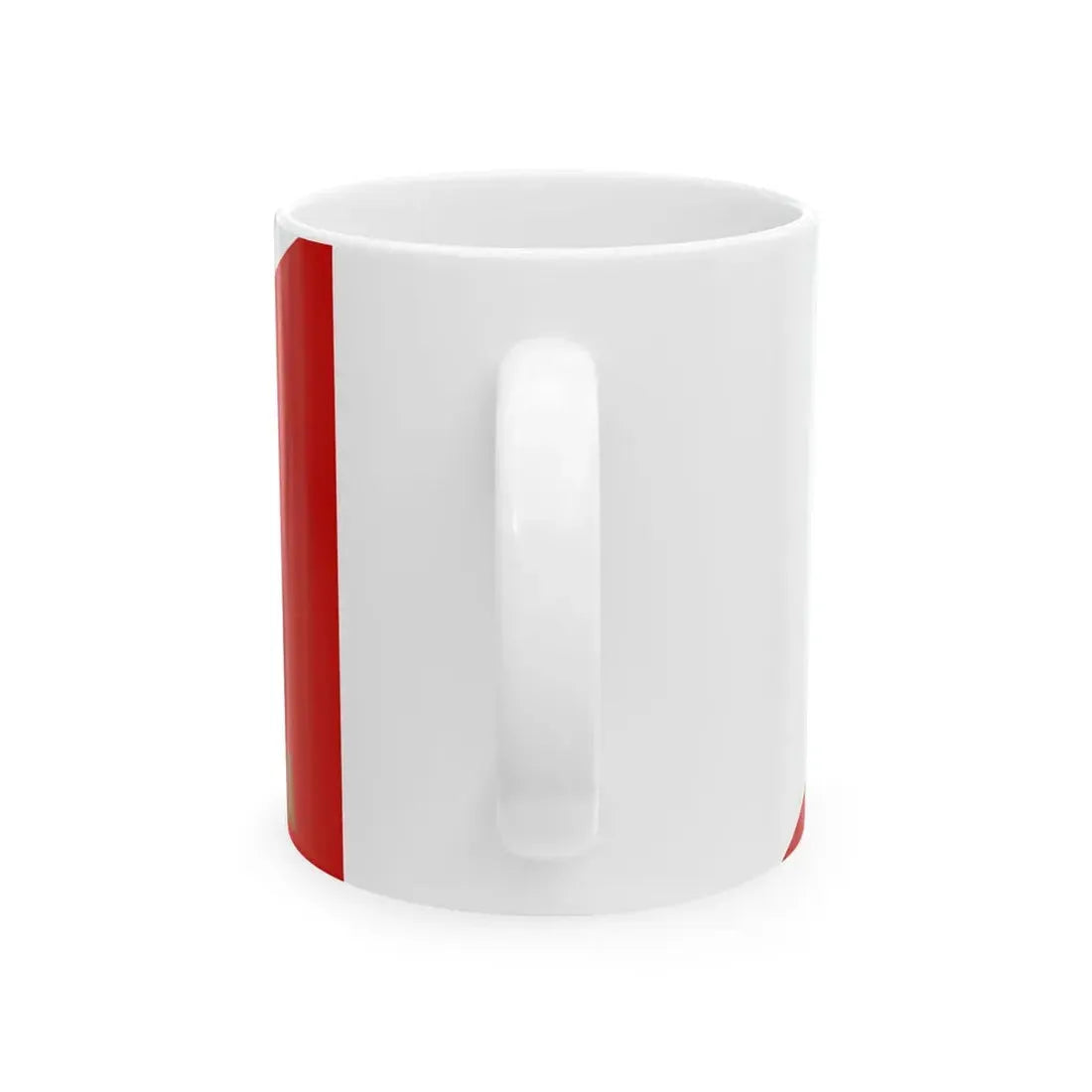 Flag of Tlaxcala reverse side (Mexico) White Coffee Mug - Go Mug Yourself