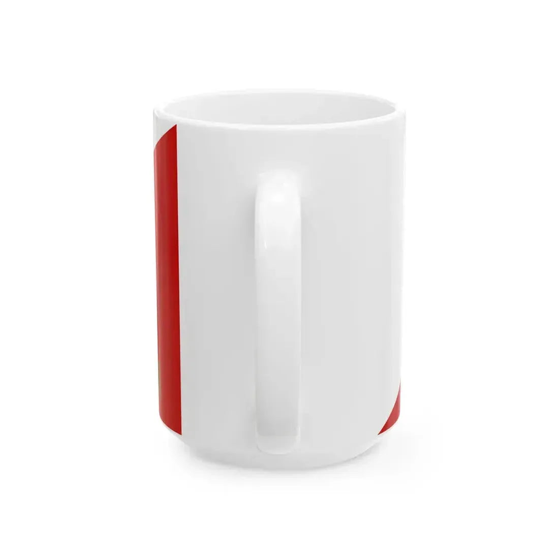 Flag of Tlaxcala reverse side (Mexico) White Coffee Mug - Go Mug Yourself