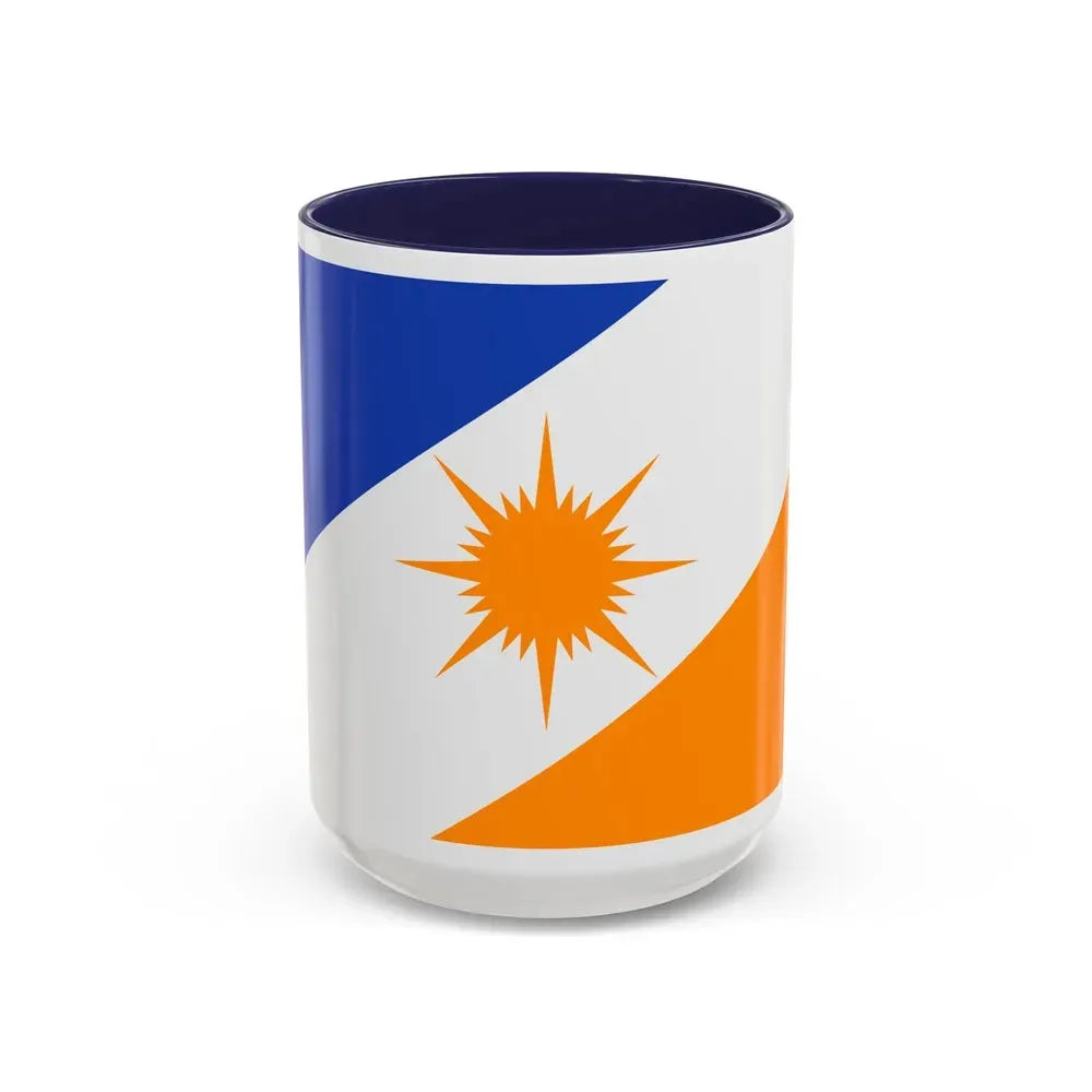 Flag of Tocantins Brazil - Accent Coffee Mug 15oz Navy - Go Mug Yourself