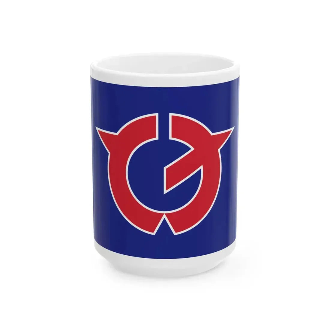 Flag of Tokashiki Okinawa (Japan) White Coffee Mug 15oz - Go Mug Yourself