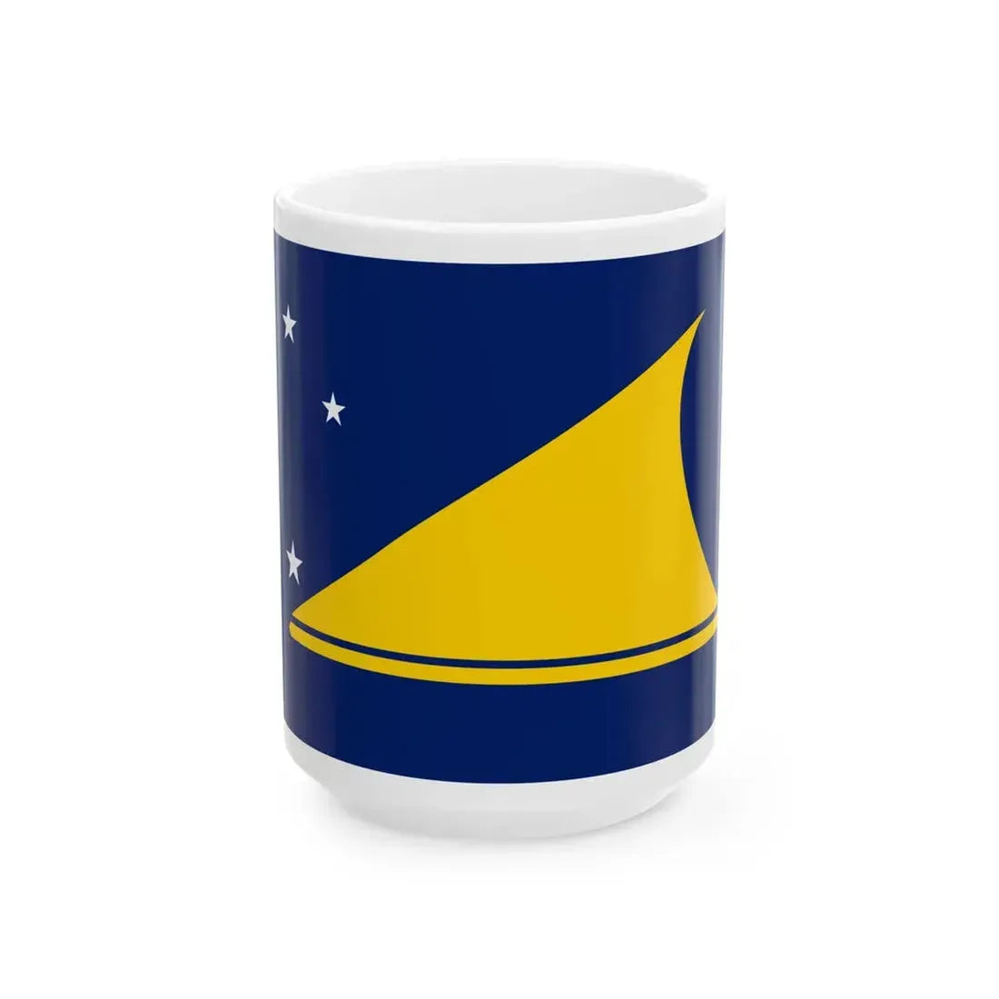 Flag of Tokelau 3-2 (New Zealand) White Coffee Mug 15oz - Go Mug Yourself