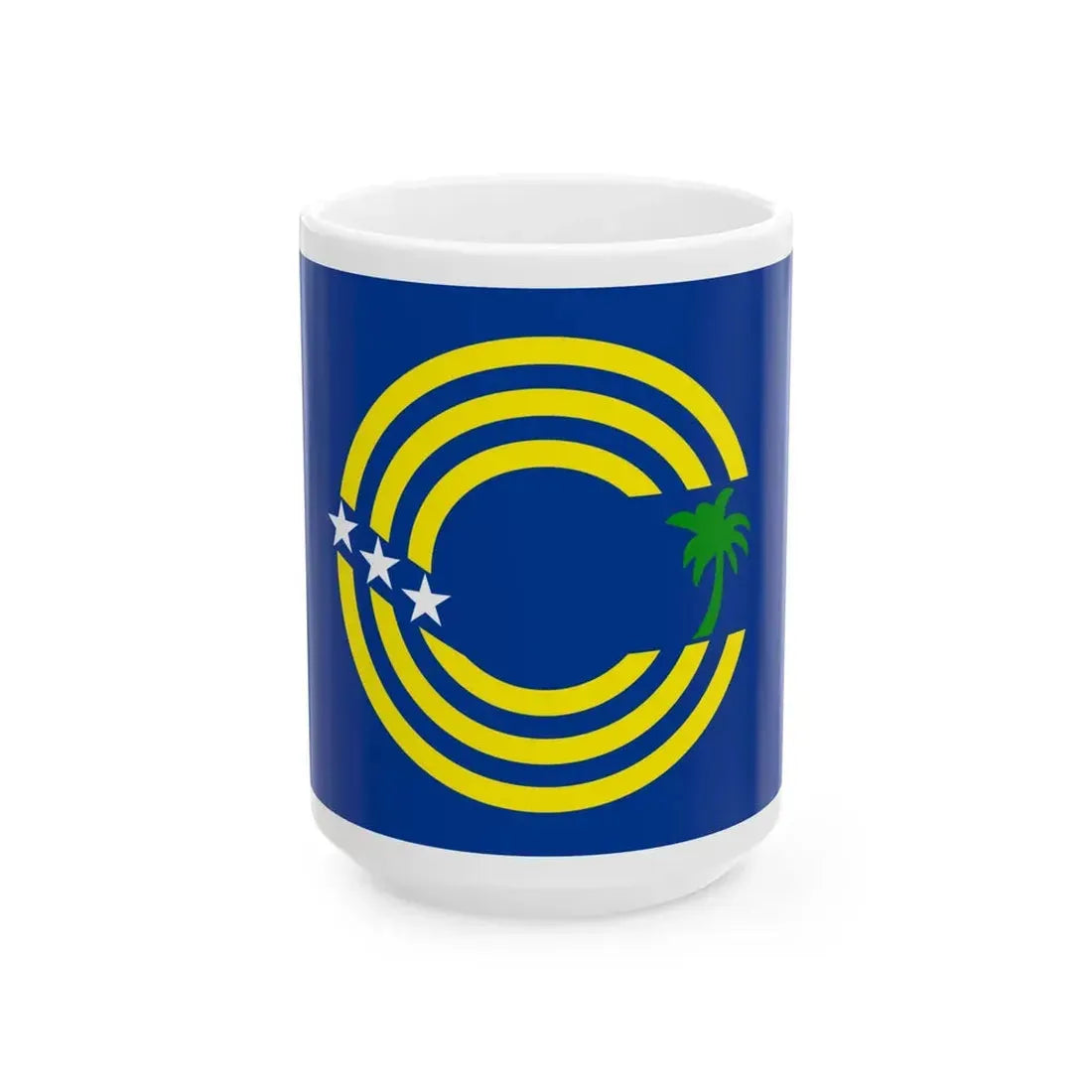 Flag of Tokelau local (New Zealand) White Coffee Mug 15oz - Go Mug Yourself