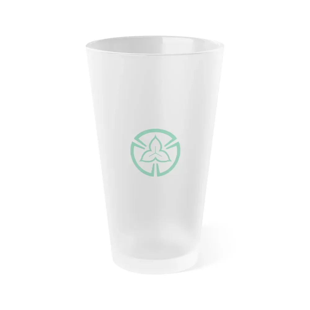 Flag of Tokorozawa Saitama Japan - Frosted Pint Glass 16oz 16oz Frosted - Go Mug Yourself