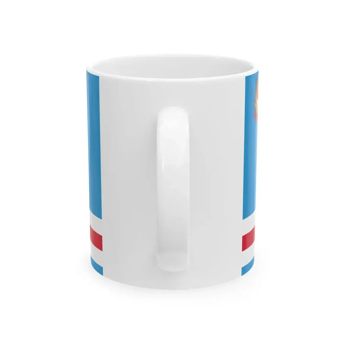 Flag of Toktogul District (Kyrgyzstan) White Coffee Mug - Go Mug Yourself