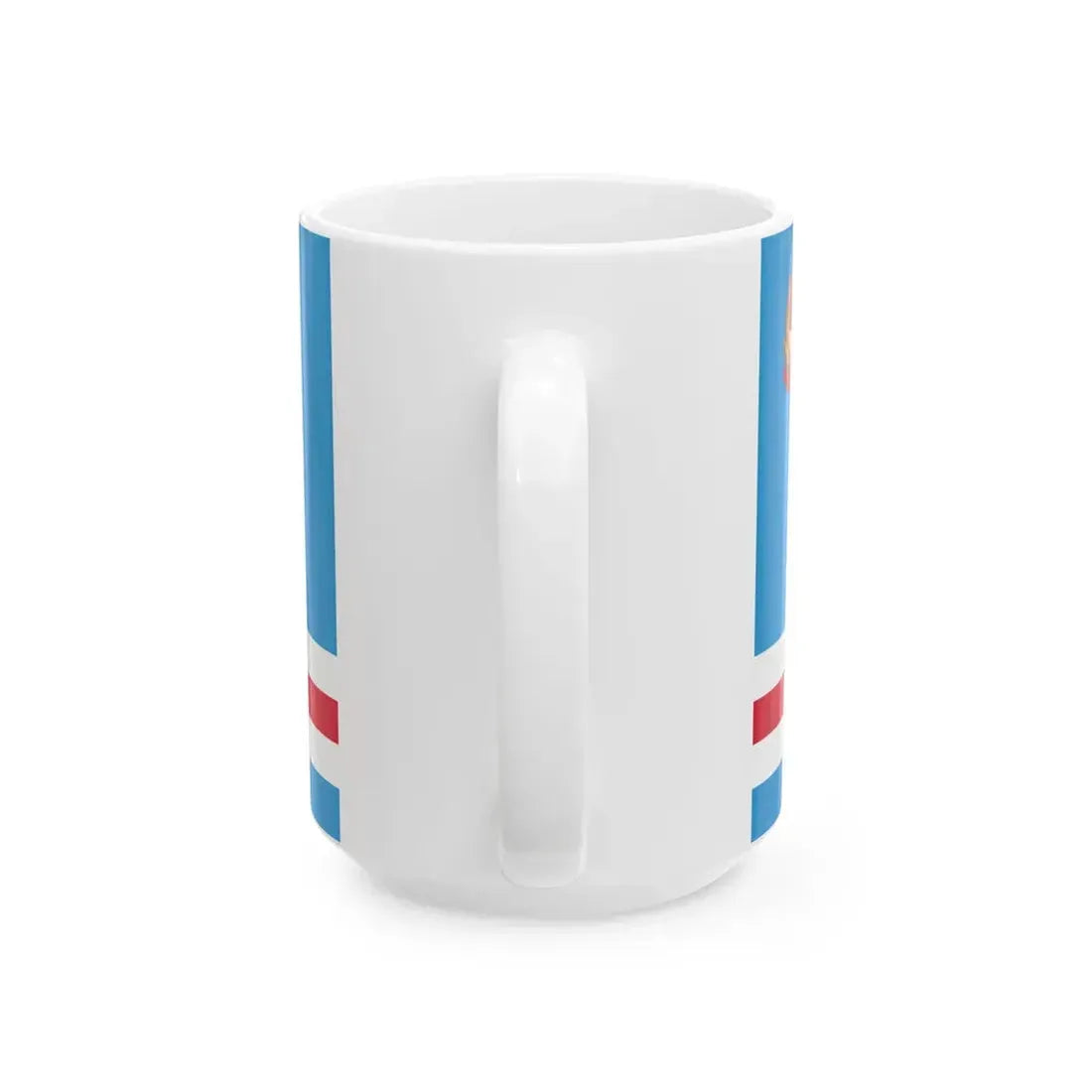 Flag of Toktogul District (Kyrgyzstan) White Coffee Mug - Go Mug Yourself