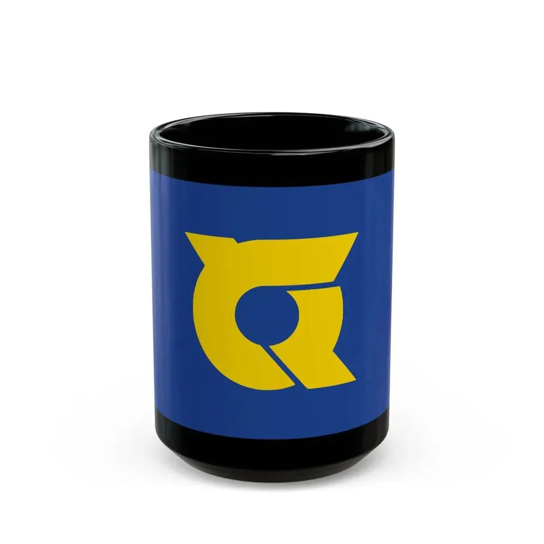 Flag of Tokushima Prefecture Japan - Black Coffee Mug 15oz - Go Mug Yourself