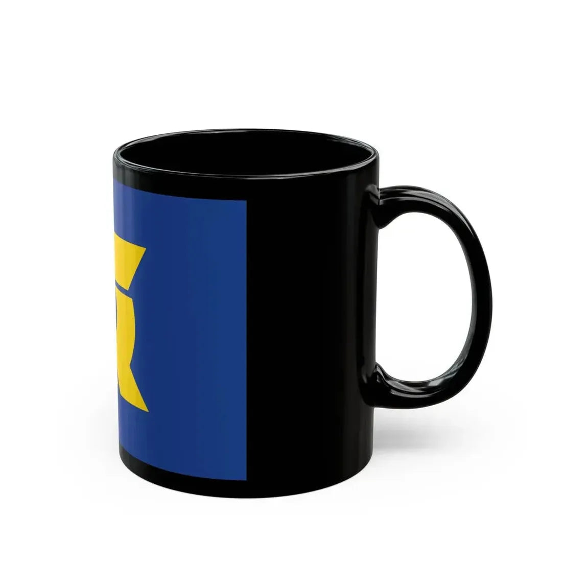 Flag of Tokushima Prefecture Japan - Black Coffee Mug - Go Mug Yourself