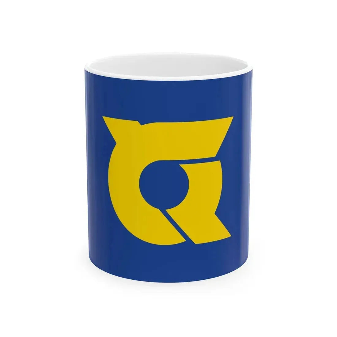 Flag of Tokushima Prefecture Japan - White Coffee Mug 11oz - Go Mug Yourself