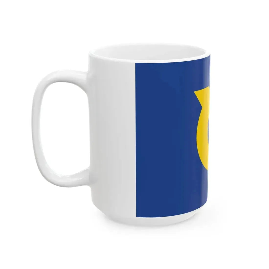 Flag of Tokushima Prefecture (Japan) White Coffee Mug - Go Mug Yourself