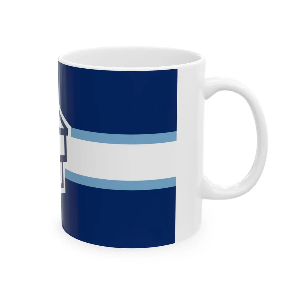 Flag of Toledo Ohio 2025 (United States) White Coffee Mug - Go Mug Yourself