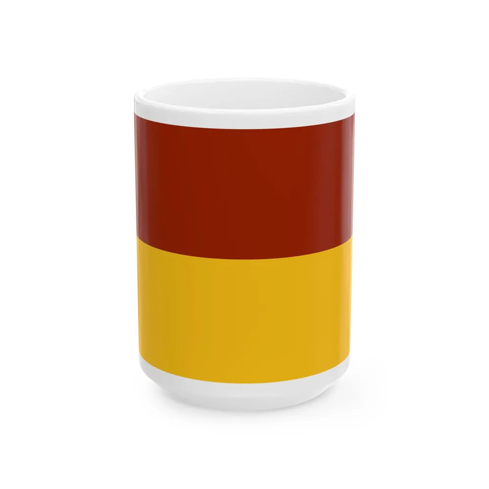 Flag of Tolima Department (Colombia) White Coffee Mug 15oz - Go Mug Yourself