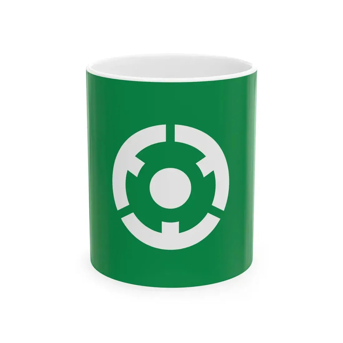 Flag of Tomioka Fukushima (Japan) White Coffee Mug 11oz - Go Mug Yourself