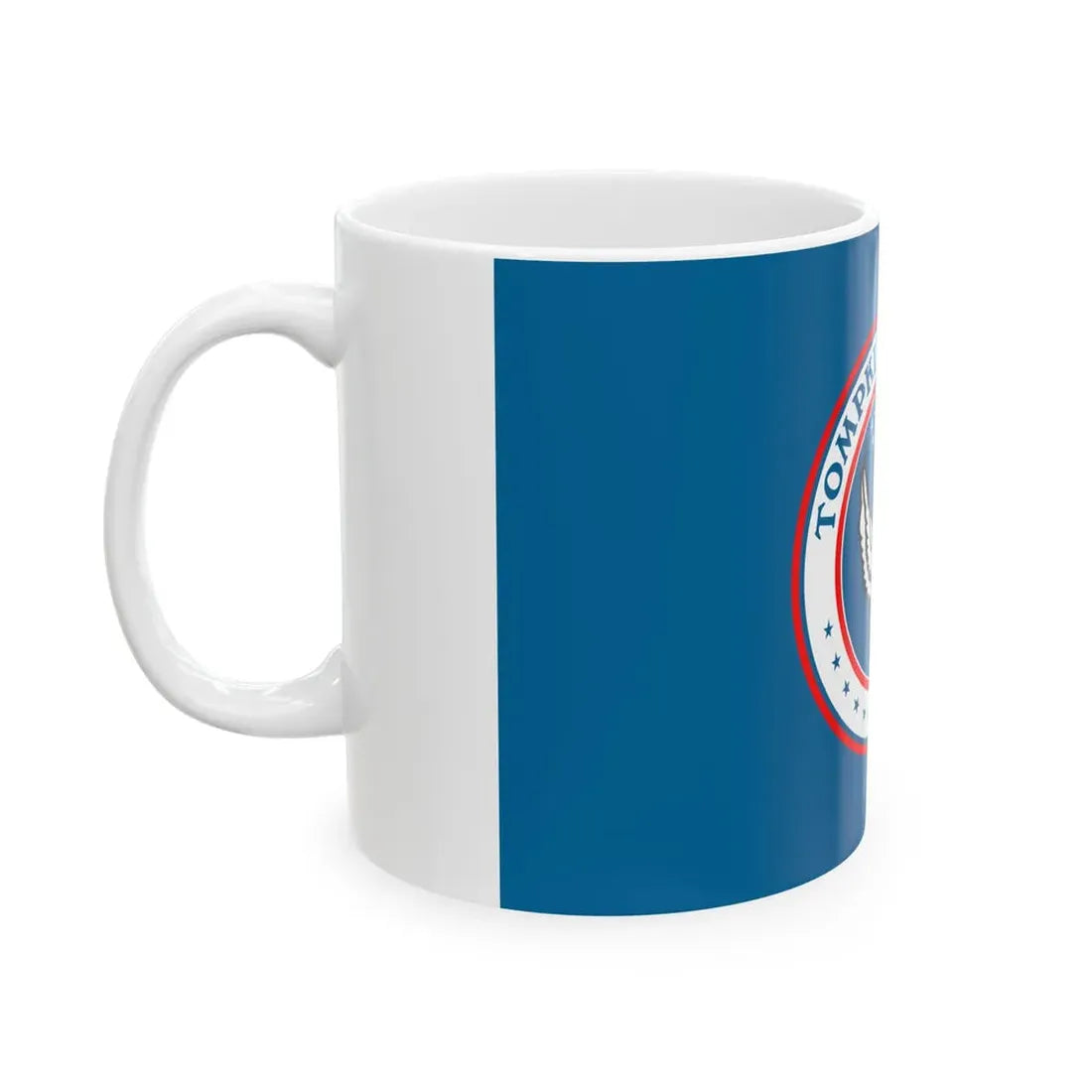 Flag of Tompkins County New York (United States) White Coffee Mug - Go Mug Yourself
