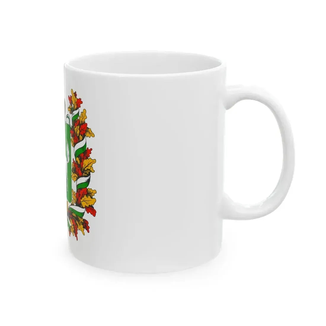 Flag of Tomsk Oblast Russia - White Coffee Mug - Go Mug Yourself