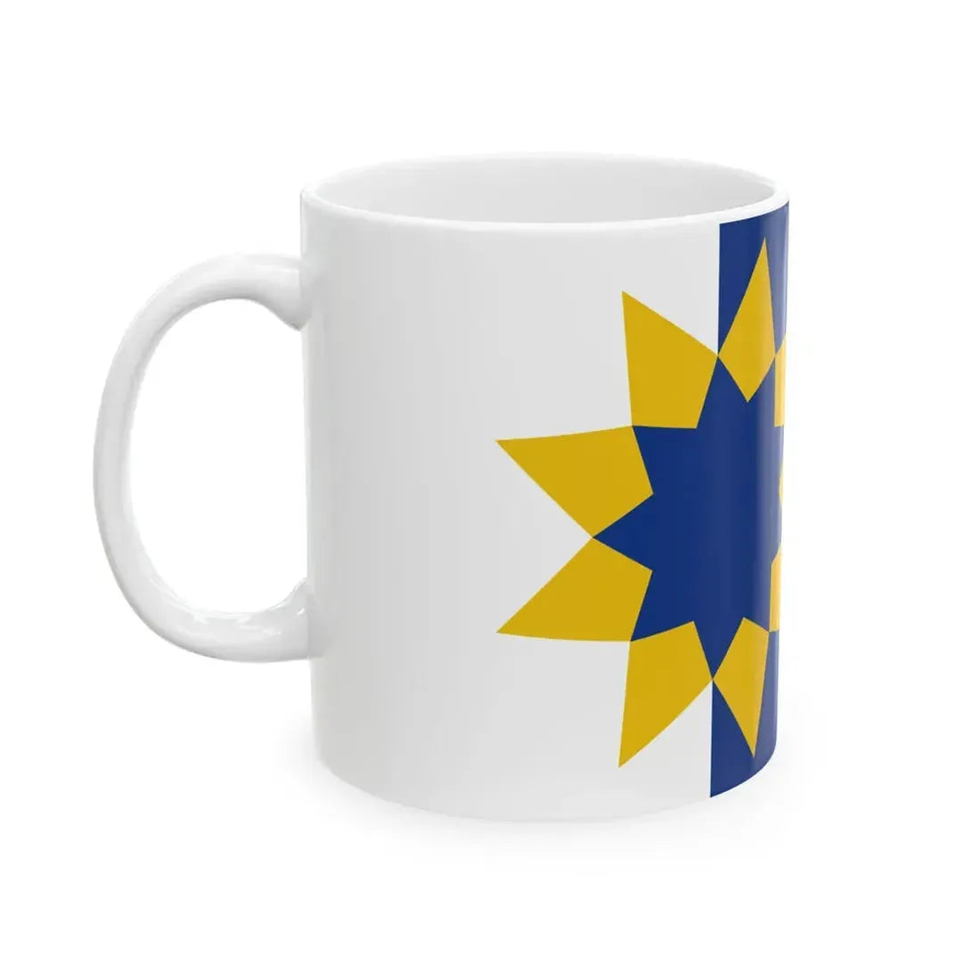 Flag of Topeka Kansas (United States) White Coffee Mug - Go Mug Yourself