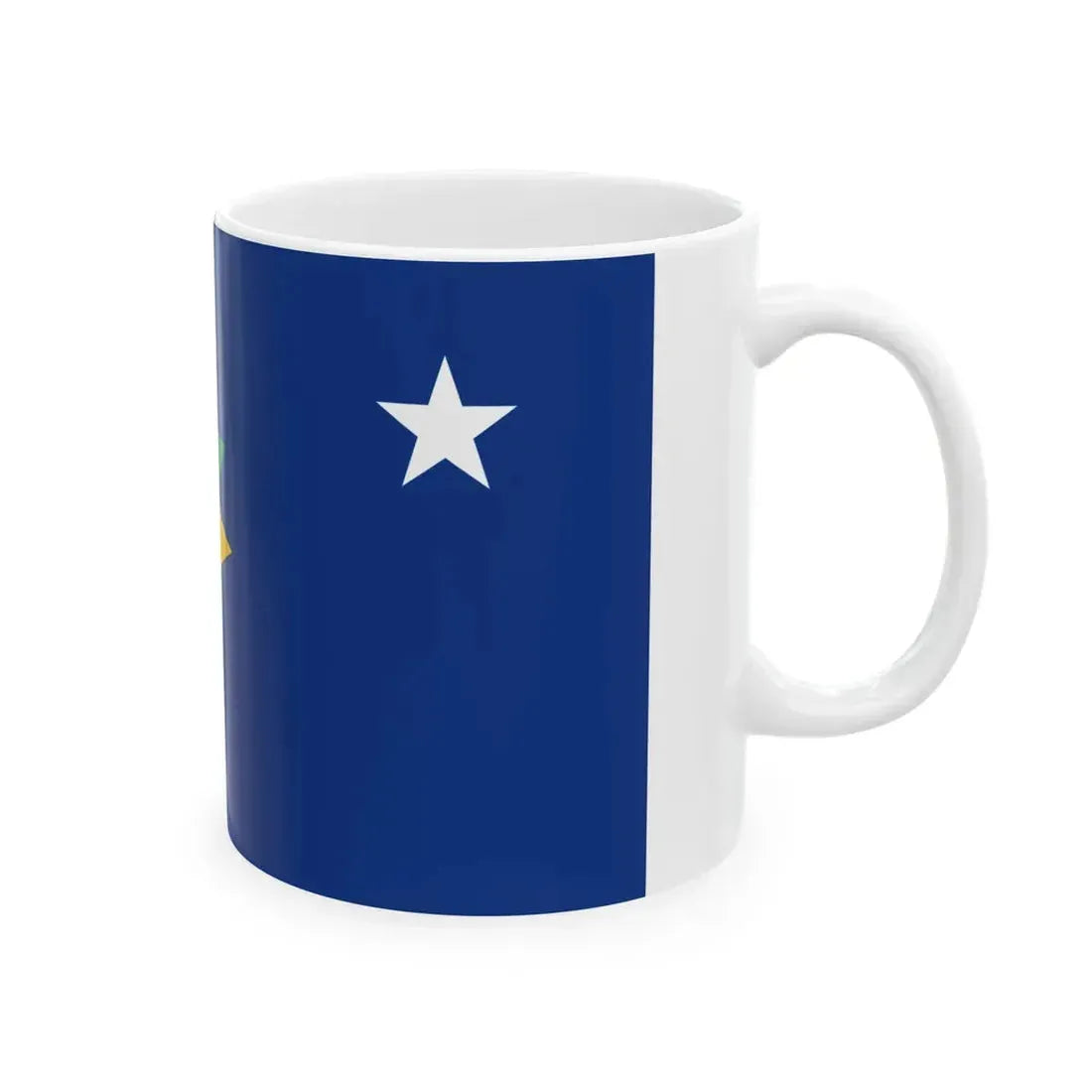 Flag of Topeka Kansas (United States) White Coffee Mug - Go Mug Yourself